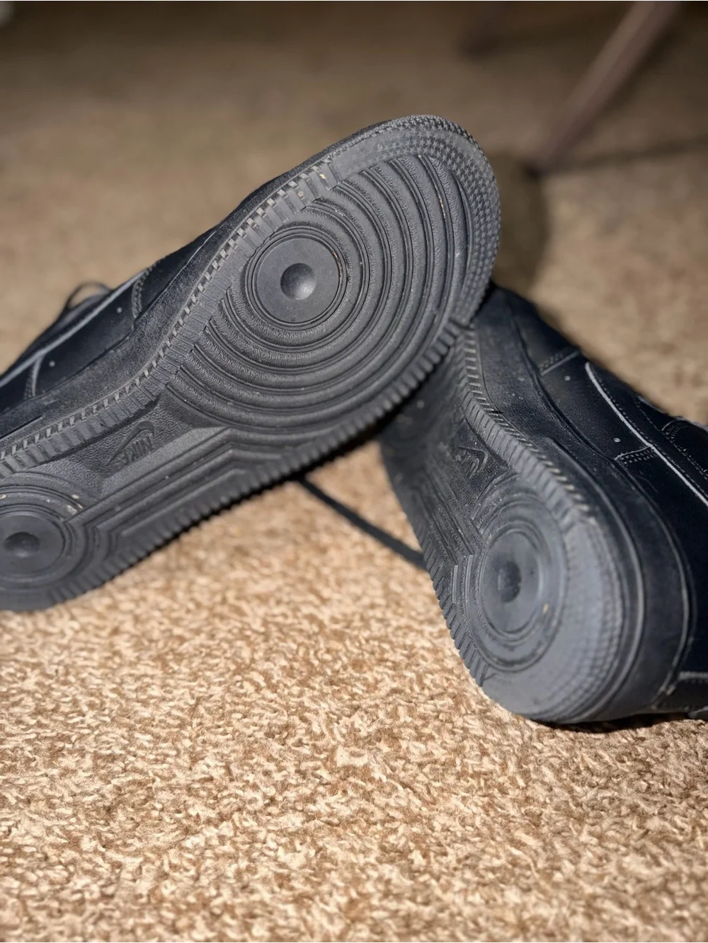 Nike Air Force 1 Low Men's Sneakers in Black 9.5